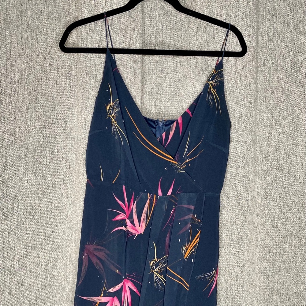 Chelsea 28 cocktail maybe blue and flowers dress